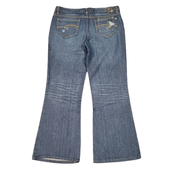 Limited Too 14 1/2 Super Low Flare Jeans Plus - Picture 2 of 8